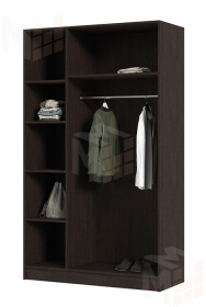 Шкаф 3-х створчатый Басса ШК 557 венге - дуб белфорт