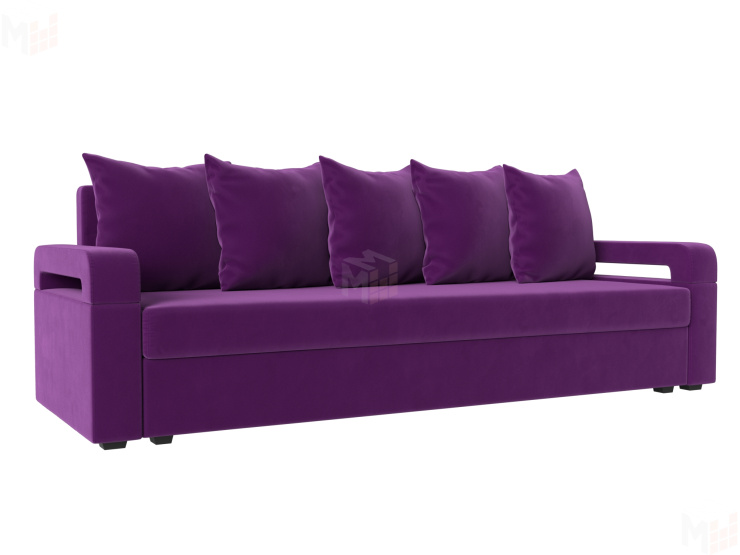 Прямой диван Гермес Лайт (Фиолетовый)