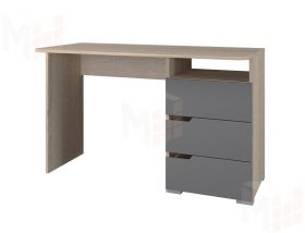 Стол компьютерный Анталия 1200/3 ящ (графит)