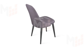 Стул Франк (конус) исп. 2 - ДП2-30 Графит/Микровелюр  Catania Lavender (лавандовый)