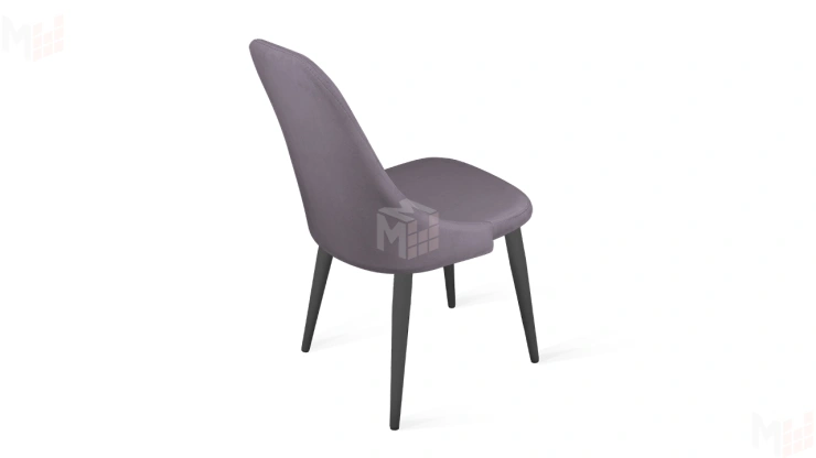 Стул Франк (конус) исп. 2 - ДП2-30 Графит/Микровелюр  Catania Lavender (лавандовый)