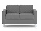 Двухместный офисный диван CHAIRMAN АКТИВ серый