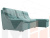 Угловой диван Релакс угол правый (бирюзовый)