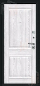 Входная металлическая дверь Некст Kale Букле черное/Riviera Ice