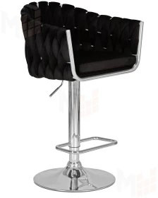 Стул барный DOBRIN MARCEL (черный велюр (MJ9-101))