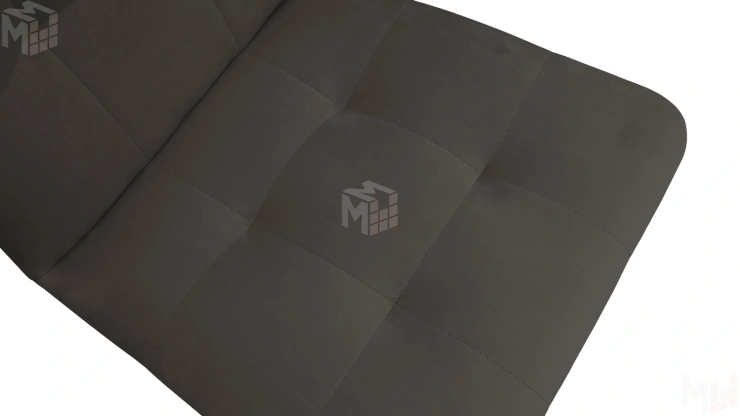 Стул Аспен К1С Белый матовый, Велюр Confetti Stone