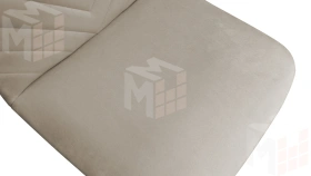 Стул Шерри К2 Белый матовый, Велюр Confetti Smoke