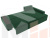 Угловой диван Чикаго правый угол (Зеленый)