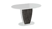 Стол обеденный Монреаль Тип 1 Белый глянец, Моод темный Стол обеденный Монреаль Тип 1 Белый глянец, Моод темный