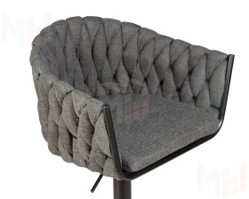 Стул барный DOBRIN LEON (графитовая ткань (LAR-275-21))