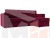 Угловой диван Принстон правый угол (Бордовый)