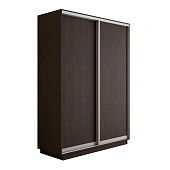 Шкаф-купе Оптим 2-х дверный 140 см. 1 штанга, 7 полок