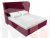 Интерьерная кровать Далия 160 (Бордовый)