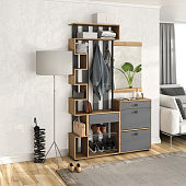 Прихожая Мини-Лайт Вариант 2 Дуб крафт золотой/графит ﻿