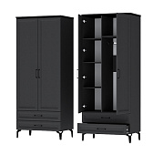 Шкаф ШК-2 Шарм Антрацит