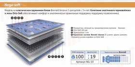 Детский матрас Нега Софт 120*190