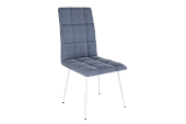 Стул Турин 2 индиго (велюр)/белый