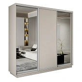 Шкаф-купе Экспресс трио (2 зеркала) 2100 Кашемир