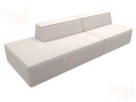 Диван прямой модульный Монс Модерн левый ( JOLY 05 бежевый )