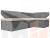 Кухонный угловой диван Омура правый угол (Бежевый\Серый)