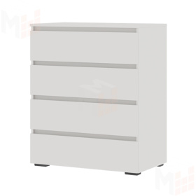 Комод Хелен КМ 02 802 4 ящика (белый)