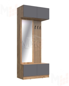 Прихожая Роджина (крафт золотой/графит)