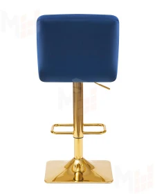 Стул барный DOBRIN GOLDIE (синий велюр (MJ9-117))