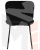 Стул обеденный DOBRIN MILO (черные ножки, черный букле (UF992-12))