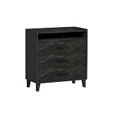 Комод  Айрис 455 Антрацит/Креатель