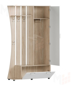 Прихожая Домино-4У (сонома/белый)