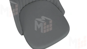 Стул Франк (паук) исп. 2 - ДП2-30 Черный матовый/Catania Silver (серый)