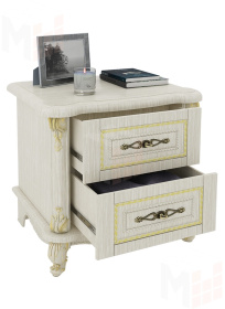 Тумба прикроватная Да Винчи СД-03 (белая патина)