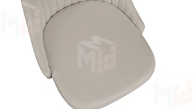 Стул Франк (конус) исп. 2 - ДП2-30 Графит/Микровелюр Catania Ivory (бежевый)