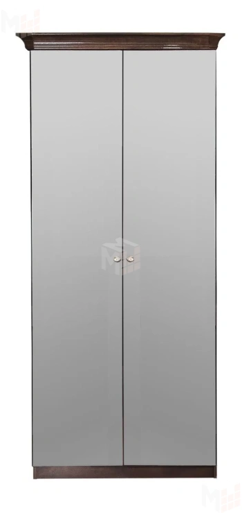 Шкаф Патрисия 2-дверный с зеркалом караваджо глянец