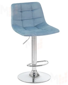 Стул барный DOBRIN TAILOR (пудрово-голубой велюр (MJ9-74))