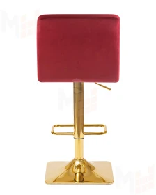 Стул барный DOBRIN GOLDIE (бордовый велюр (MJ9-43))