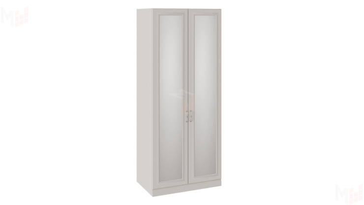Шкаф для одежды с 2 зеркальными дверями с опорой «Сабрина»