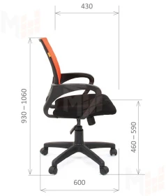 Кресло офисное CHAIRMAN 696 Black