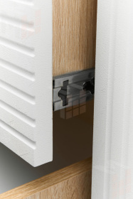 Комод Копенгаген (дуб сонома/белый матовый)