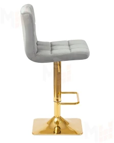Стул барный DOBRIN GOLDIE (серый велюр (MJ9-75))