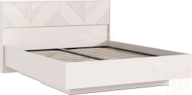  Ирис Кровать парящая 1,6м (ортопед дерево) с подсветкой (Кашемир, Кашемир)