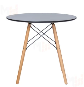 Стол круглый Eames DSW D80 Черный