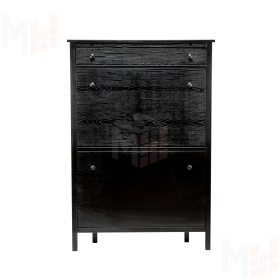 Обувница Leset Токе 3 ящ. (Чёрный)