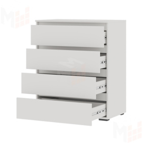 Комод Хелен КМ 02 802 4 ящика (белый)