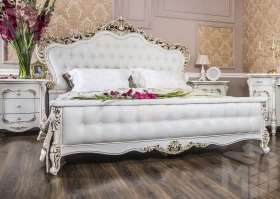 Кровать Анна Мария 180х200 см белый матовый