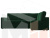 Угловой диван Оливер правый угол (Зеленый)