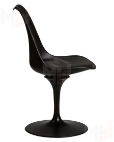 Стул обеденный DOBRIN TULIP (черное основание, цвет черный (B-03))