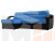 Угловой диван Форсайт левый угол (Голубой\Черный)