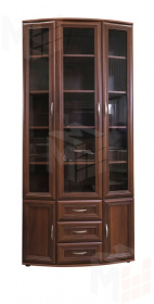 Шкаф для книг эркерный №175