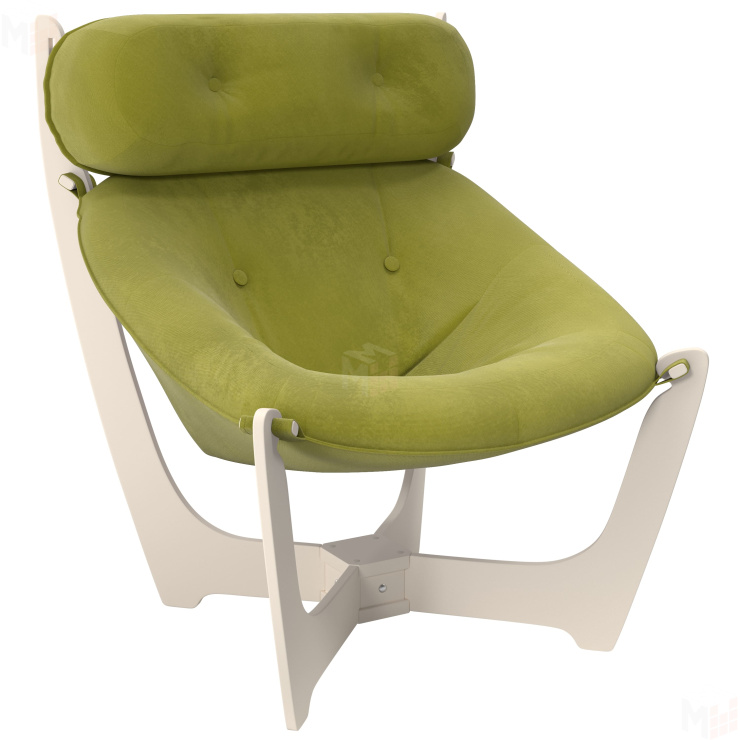 Кресло для отдыха Модель 11 (Дуб шампань/Verona Apple Green)